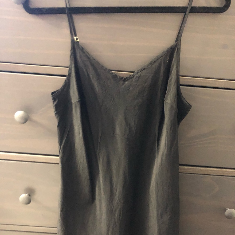 J. CREW BLACK SPAGHETTI STRAP TANK TOP